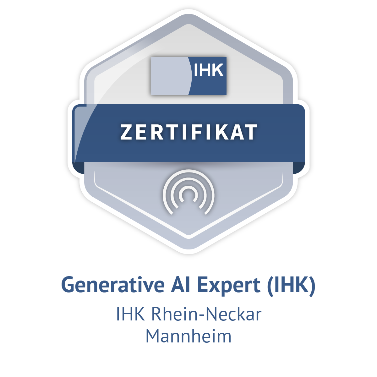 IHK-Badge Generative AI Expert (IHK)